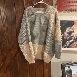 Chunky Knit Colorblock Sweater